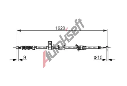 BOSCH Tažné lanko - parkovací brzda BO 1987477893, 1 987 477 893 BOSCH Tažné lanko - parkovací brzda BO 1987477893, 1 987 477 893