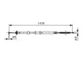 BOSCH Tan lanko - parkovac brzda BO 1987477926, 1 987 477 926