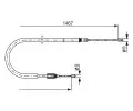 BOSCH Tan lanko - parkovac brzda BO 1987477937, 1 987 477 937