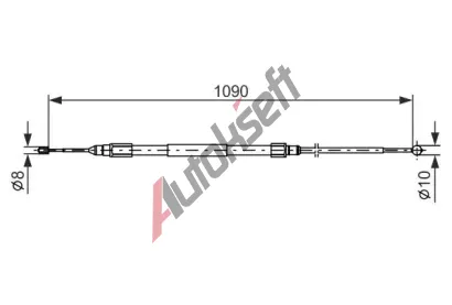 BOSCH Tan lanko - parkovac brzda BO 1987477949, 1 987 477 949