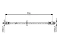 BOSCH Brzdov hadice - 360 mm ‐ BO 1987481002