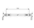 BOSCH Brzdov hadice - 370 mm ‐ BO 1987481003