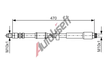 BOSCH Brzdov hadice - 470 mm BO 1987481004, 1 987 481 004