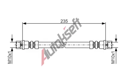 BOSCH Brzdov hadice - 235 mm BO 1987481008, 1 987 481 008