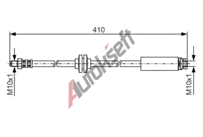 BOSCH Brzdov hadice - 410 mm BO 1987481022, 1 987 481 022