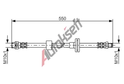 BOSCH Brzdov hadice - 550 mm BO 1987481056, 1 987 481 056