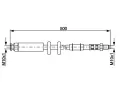 BOSCH Brzdov hadice - 500 mm BO 1987481067, 1 987 481 067