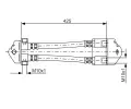 BOSCH Brzdov hadice - 425 mm BO 1987481073, 1 987 481 073