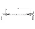 BOSCH Brzdov hadice - 340 mm BO 1987481080, 1 987 481 080