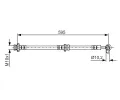BOSCH Brzdov hadice BO 1987481081, 1 987 481 081