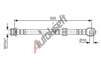 BOSCH Brzdov hadice BO 1987481087, 1 987 481 087