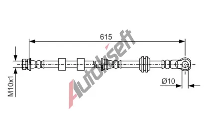 BOSCH Brzdov hadice BO 1987481088, 1 987 481 088
