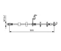 BOSCH Brzdov� hadice BO 1987481089, 1 987 481 089