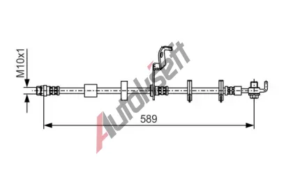BOSCH Brzdov� hadice BO 1987481102, 1 987 481 102