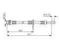 BOSCH Brzdov hadice - 517 mm BO 1987481139, 1 987 481 139