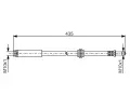 BOSCH Brzdov hadice - 435 mm BO 1987481159, 1 987 481 159