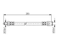 BOSCH Brzdov hadice - 293 mm BO 1987481160, 1 987 481 160