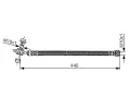 BOSCH Brzdov� hadice - 440 mm BO 1987481175, 1 987 481 175