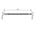 BOSCH Brzdov hadice - 330 mm BO 1987481394, 1 987 481 394