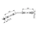 BOSCH Brzdov hadice - 510 mm ‐ BO 1987481408