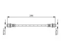 BOSCH Brzdov hadice BO 1987481412, 1 987 481 412