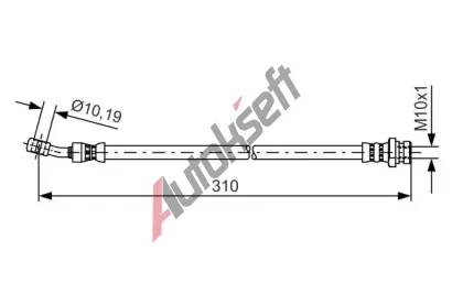 BOSCH Brzdov hadice BO 1987481416, 1 987 481 416