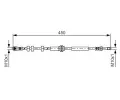 BOSCH Brzdov� hadice - 450 mm BO 1987481429, 1 987 481 429