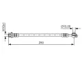 BOSCH Brzdov hadice - 250 mm ‐ BO 1987481435