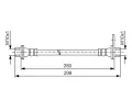 Brzdov� hadice&nbsp;BOSCH&nbsp;&dash;&nbsp;BO 1987481441