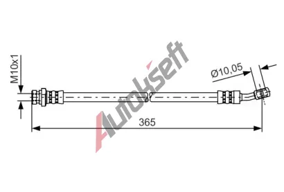 BOSCH Brzdov hadice BO 1987481456, 1 987 481 456