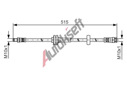 BOSCH Brzdov hadice BO 1987481482, 1 987 481 482