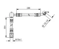 BOSCH Brzdov hadice BO 1987481486, 1 987 481 486
