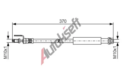 BOSCH Brzdov hadice BO 1987481487, 1 987 481 487