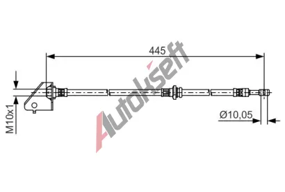 BOSCH Brzdov hadice BO 1987481497, 1 987 481 497