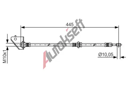 BOSCH Brzdov hadice BO 1987481498, 1 987 481 498