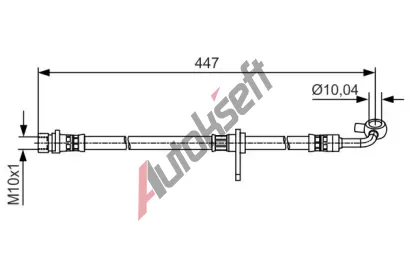BOSCH Brzdov hadice BO 1987481511, 1 987 481 511