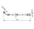 BOSCH Brzdov� hadice BO 1987481520, 1 987 481 520