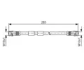 BOSCH Brzdová hadice BO 1987481522, 1 987 481 522