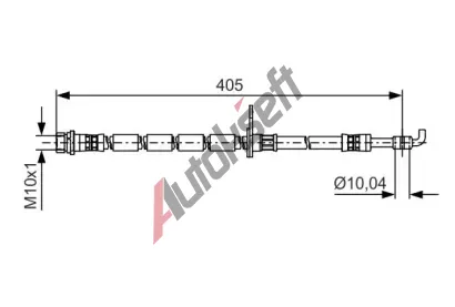 BOSCH Brzdov hadice BO 1987481524, 1 987 481 524