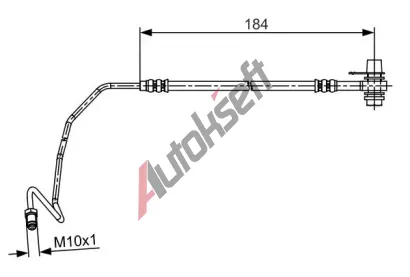 BOSCH Brzdov hadice BO 1987481534, 1 987 481 534