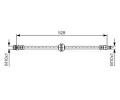 BOSCH Brzdov hadice BO 1987481542, 1 987 481 542