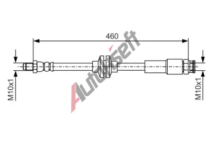 BOSCH Brzdov hadice BO 1987481543, 1 987 481 543