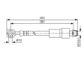 BOSCH Brzdov hadice BO 1987481545, 1 987 481 545