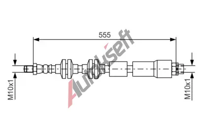 BOSCH Brzdov� hadice BO 1987481569, 1 987 481 569