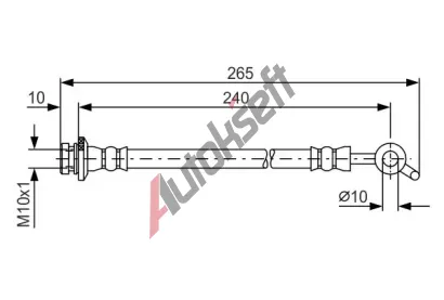 BOSCH Brzdov hadice BO 1987481571, 1 987 481 571
