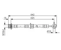 BOSCH Brzdov hadice BO 1987481573, 1 987 481 573