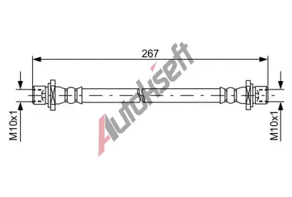 BOSCH Brzdov hadice BO 1987481584, 1 987 481 584