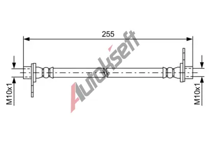 BOSCH Brzdov hadice BO 1987481585, 1 987 481 585