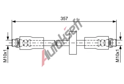 BOSCH Brzdov hadice BO 1987481591, 1 987 481 591