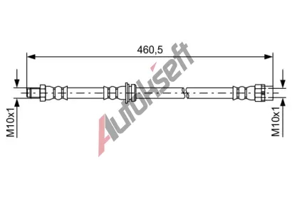 BOSCH Brzdov hadice BO 1987481598, 1 987 481 598